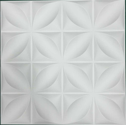 Τετραγωνικό μέγεθος 500 * 500mm/300 * 300mm/που προσαρμόζονται επιτροπών τοίχων PVC μορφής τρισδιάστατο