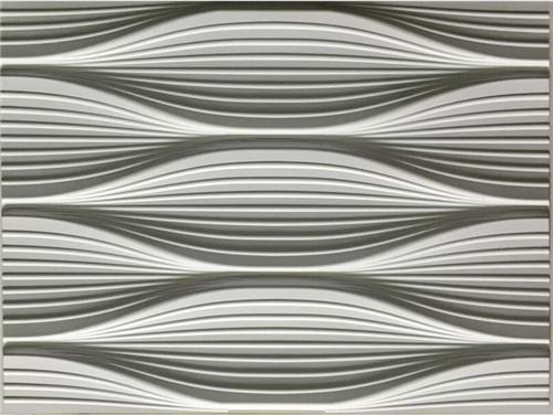 DIY γεωμετρικό τρισδιάστατο PVC τοίχων φιλικό βάθος Eco επιτροπών Washable 0,1 εκατοστόμετρα