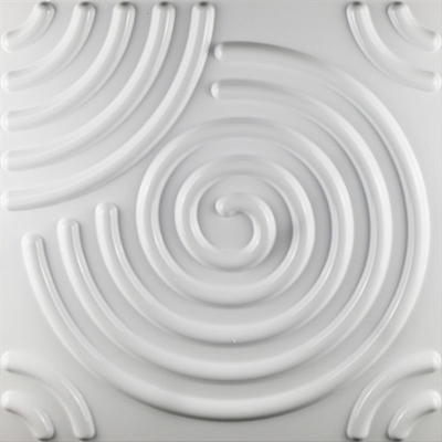 Σύγχρονο τρισδιάστατο βάρος 1,36 επιτροπών τοίχων PVC ματ άσπρη απόδειξη καπνού χρώματος κλ/Sqm