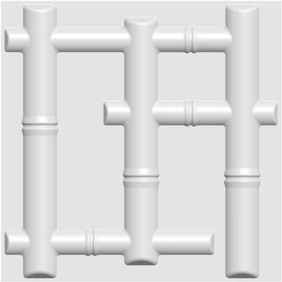 Αυτοκόλλητες τρισδιάστατες λευκές επιτροπές τοίχων, σύγχρονο τρισδιάστατο υλικό PVC επιτροπών τοίχων
